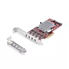 StarTech.com Placa PCIe USB Type-C de 4 portas, USB 3.2 10Gbps, placa de expansão USB-C PCI Express, 4 controladores USB independentes, Windows/Linux/macOS, conforme TAA