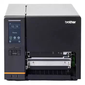 Impressora de etiquetas Brother TJ6421TN térmica direta / transferência térmica cor 203 x 300 DPI 304,8 mm/s com fios Ethernet LAN WLAN Bluetooth