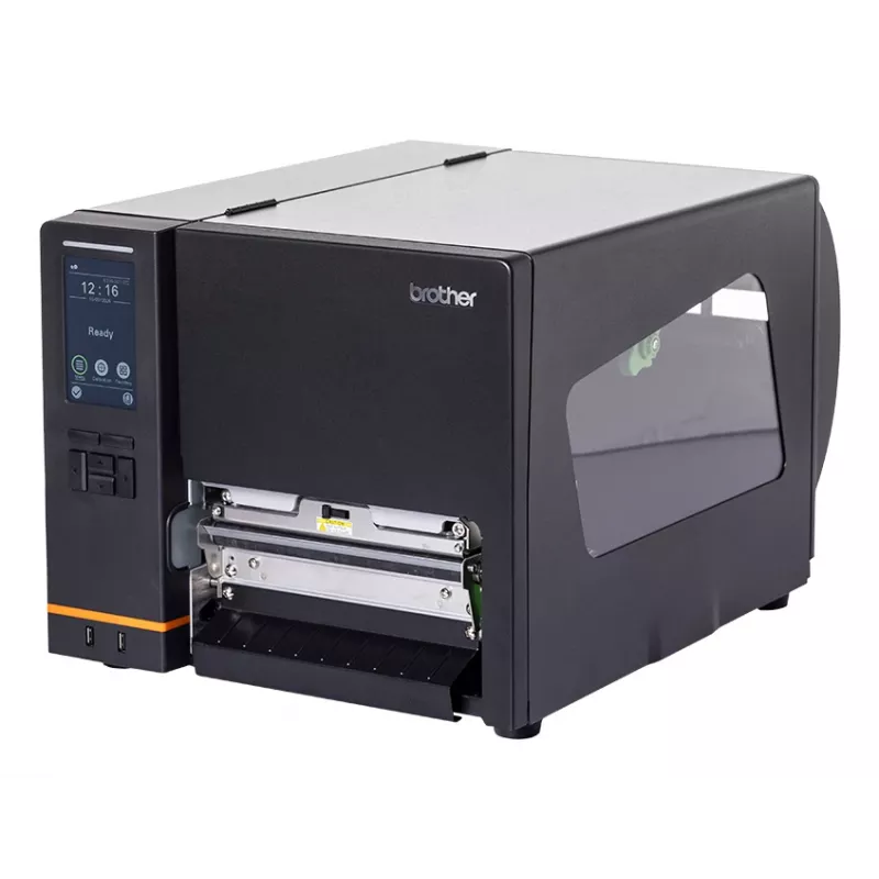 Brother TJ-6421TN impressora industrial de etiquetas, térmica direta / transferência térmica, 203 DPI, 304,8 mm/s, rolo de 17,27 cm, USB 2.0, LAN