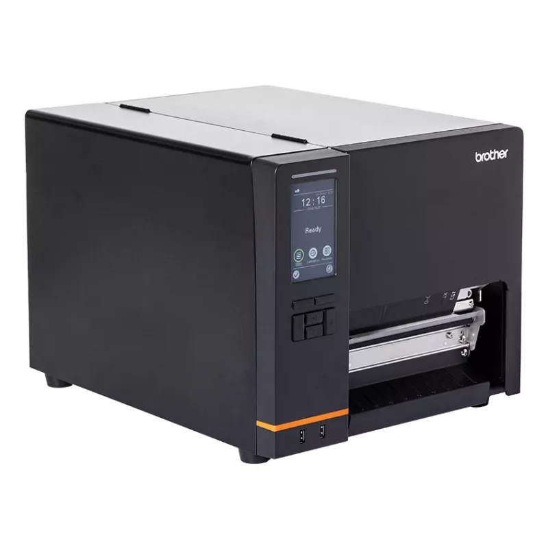 Brother TJ-6421TN impressora industrial de etiquetas, térmica direta / transferência térmica, 203 DPI, 304,8 mm/s, rolo de 17,27 cm, USB 2.0, LAN