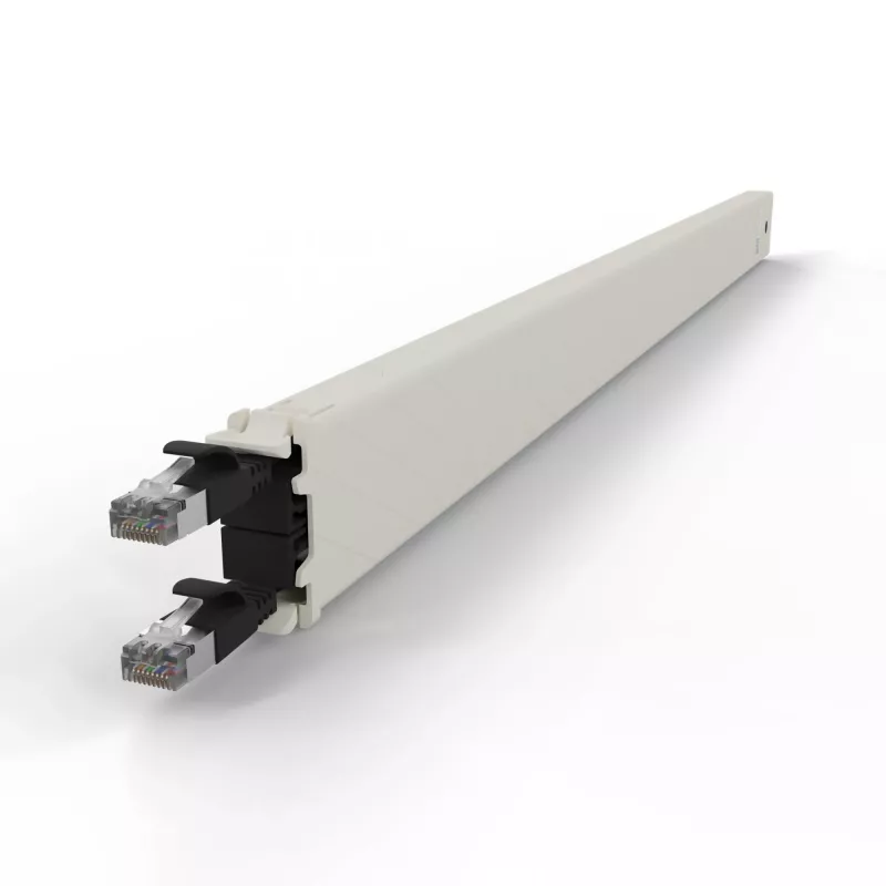Cabo de rede PATCHBOX CONE30STPBK RJ-45 Cat6a 1,8 m preto
