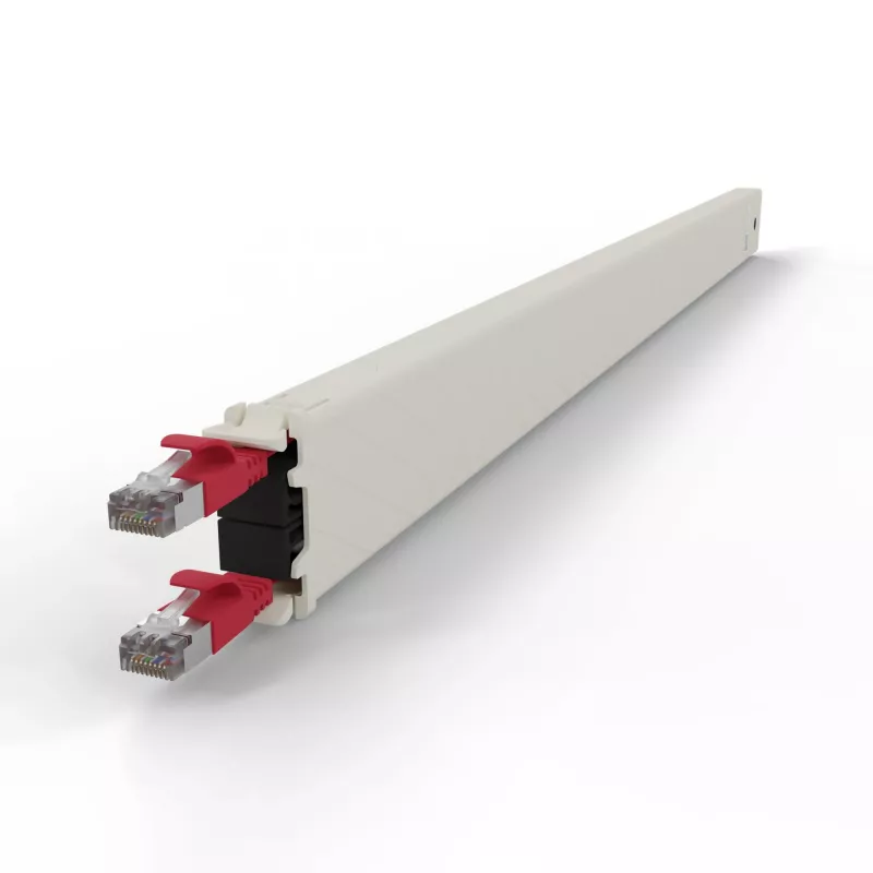 Cabo de rede PATCHBOX CONE30STPRD RJ-45 Cat6a 1,8 m vermelho