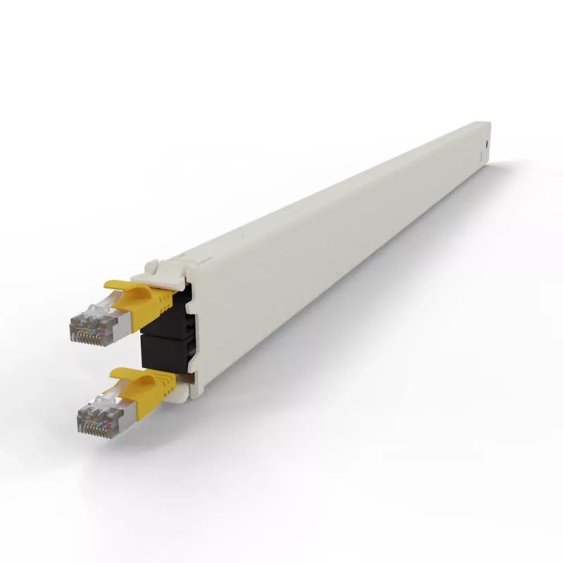 Cabo de rede PATCHBOX CONE30STPYL RJ-45 Cat6a 1,8 m amarelo