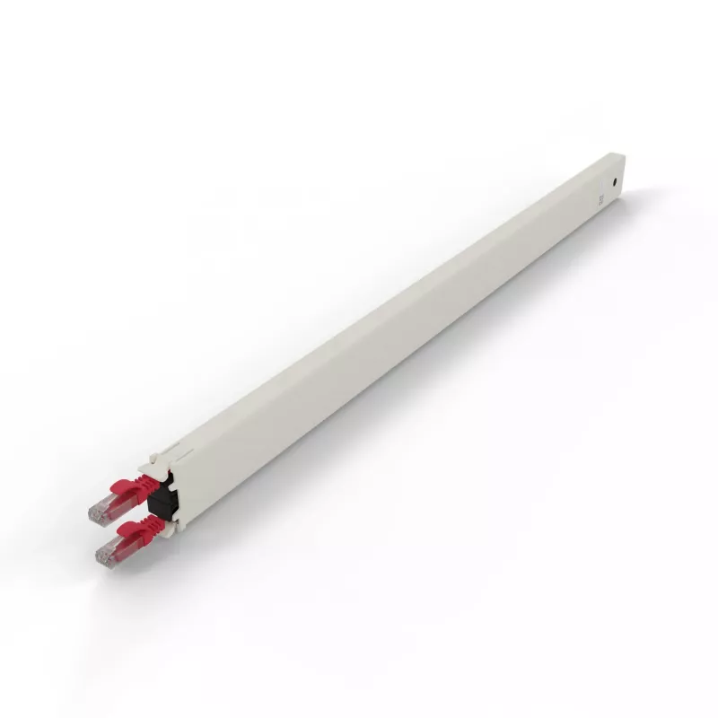PATCHBOX patchbox.one CONE30UTPRD cassete de cabo patch, 30RU, Cat6a, UTP, vermelha