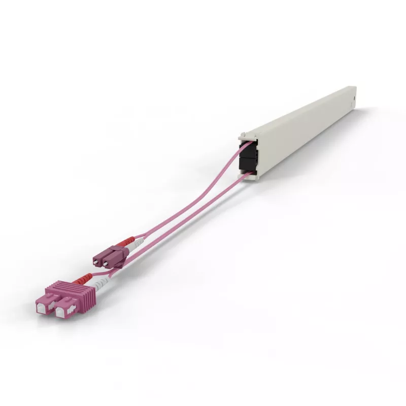 PATCHBOX patchbox.one cassete de fibra óptica 46RU OM4, LC-SC, 2,5 m