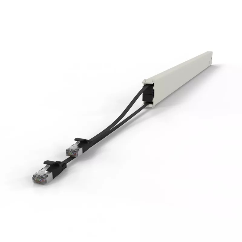 Cabo de rede PATCHBOX CONE46STPBK RJ-45 Cat6a 2,5 m preto