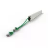 Cabo de rede PATCHBOX CONE46STPGR RJ-45 Cat6a 2,5 m verde