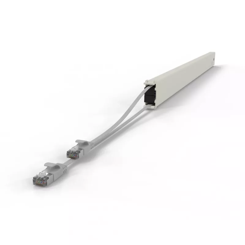 Cabo de rede PATCHBOX CONE46STPSL RJ-45 Cat6a 2,5 m cinzento