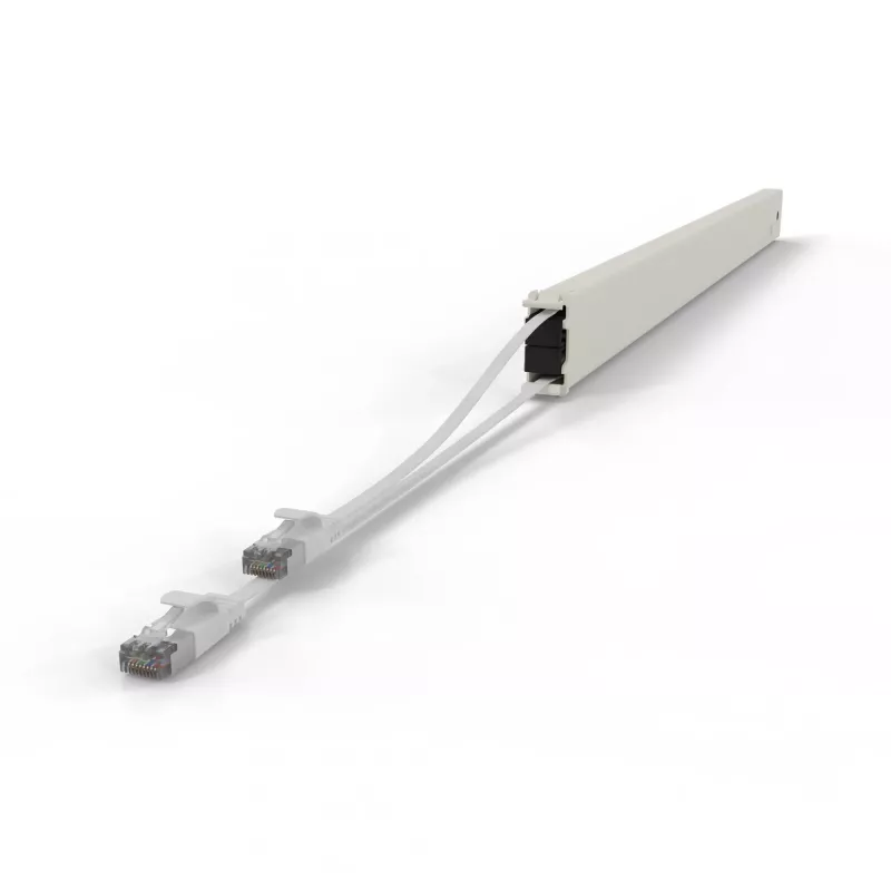 Cabo de rede PATCHBOX CONE46STPWH 2,5 m Cat6a U/FTP branco