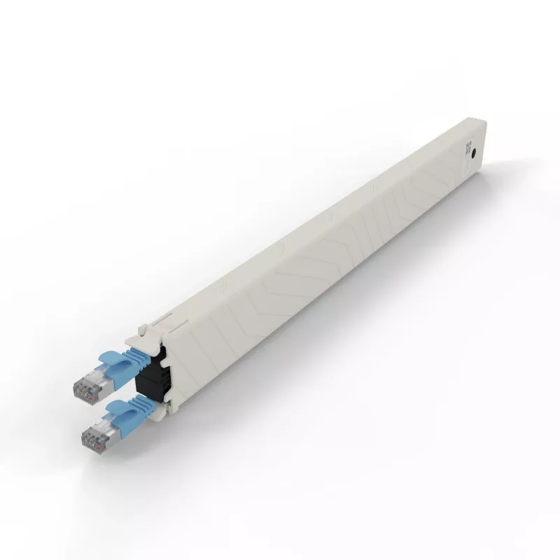 Cabo de rede PATCHBOX CONEX8STPBL RJ-45 Cat6a 0,8 m azul