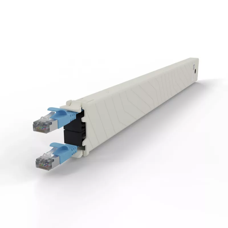 Cabo de rede PATCHBOX CONEX8STPBL RJ-45 Cat6a 0,8 m azul