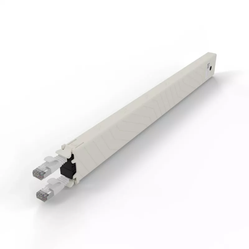 Cabo de rede PATCHBOX CONEX8STPWH RJ-45 Cat6a 0,8 m branco