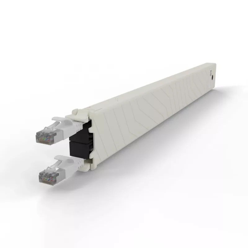 Cabo de rede PATCHBOX CONEX8STPWH RJ-45 Cat6a 0,8 m branco