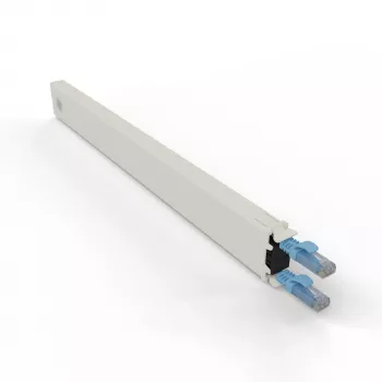 Cabo de rede PATCHBOX CONEX8UTPBL RJ-45 Cat6a 0,8 m azul