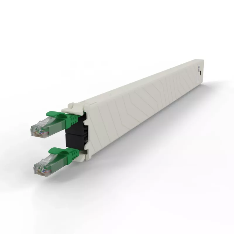 PATCHBOX .one CONEX8UTPGR 8RU Cat6a UTP cassete de cobre retrátil, verde
