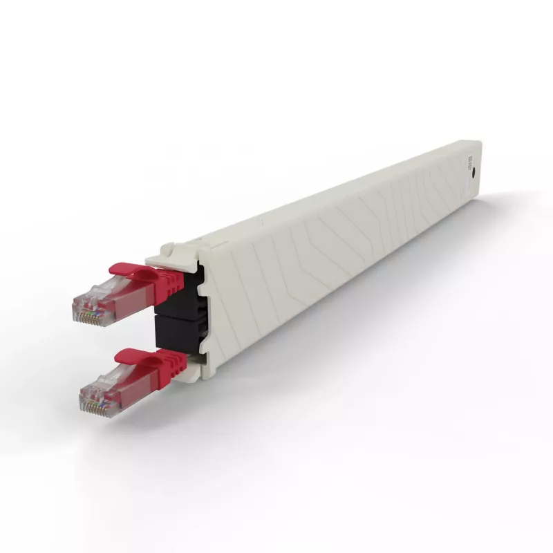 PATCHBOX .one CONEX8UTPRD 8RU Cat6a UTP cassete de cobre retrátil, vermelha