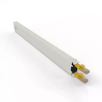Cabo de rede PATCHBOX CONEX8UTPYL RJ-45 Cat6a 0,8 m amarelo