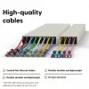 PATCHBOX .one CONEX8UTPYL 8RU Cat6a UTP cassete de cobre retrátil, amarela