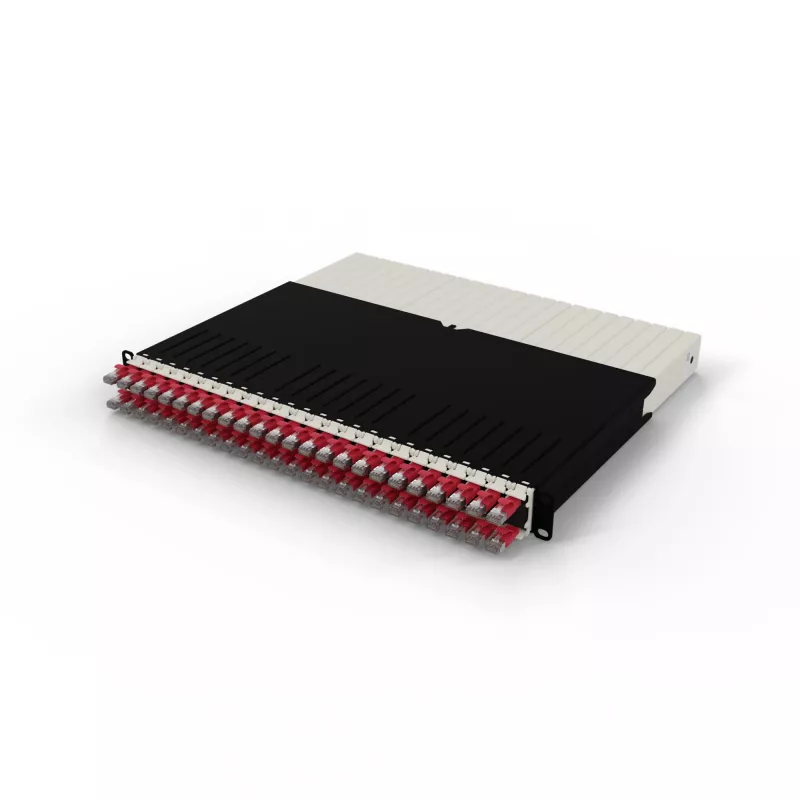 Cabo de rede PATCHBOX PONEX8STPRD RJ-45 Cat6a 0,8 m vermelho