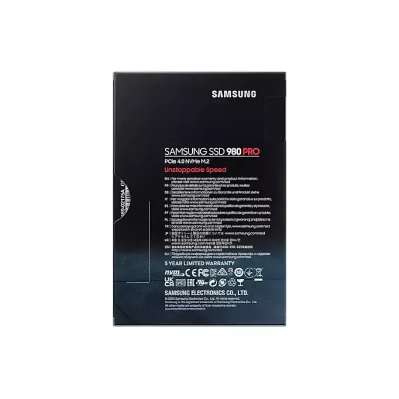 Unidade SSD Samsung 2 TB M.2 PCI Express 4.0 NVMe MZ-V8P2T0BW