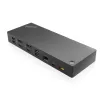 Lenovo 40AF0135UK ThinkPad Hybrid USB-C com USB-A estação de ancoragem, cabo de alimentação UK