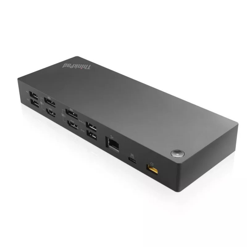 Lenovo 40AF0135UK ThinkPad Hybrid USB-C com USB-A estação de ancoragem, cabo de alimentação UK