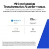 HP Z2 G1a Copilot+ PC AMD Ryzen AI Max PRO 390 32 GB LPDDR5x-SDRAM 1 TB SSD Windows 11 Pro Mini PC Workstation AI Workstation, AI PC Preto