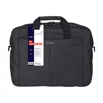Mala Trust Primo para portáteis de 16 polegadas, pasta, 40,6 cm (16 polegadas), alça de ombro