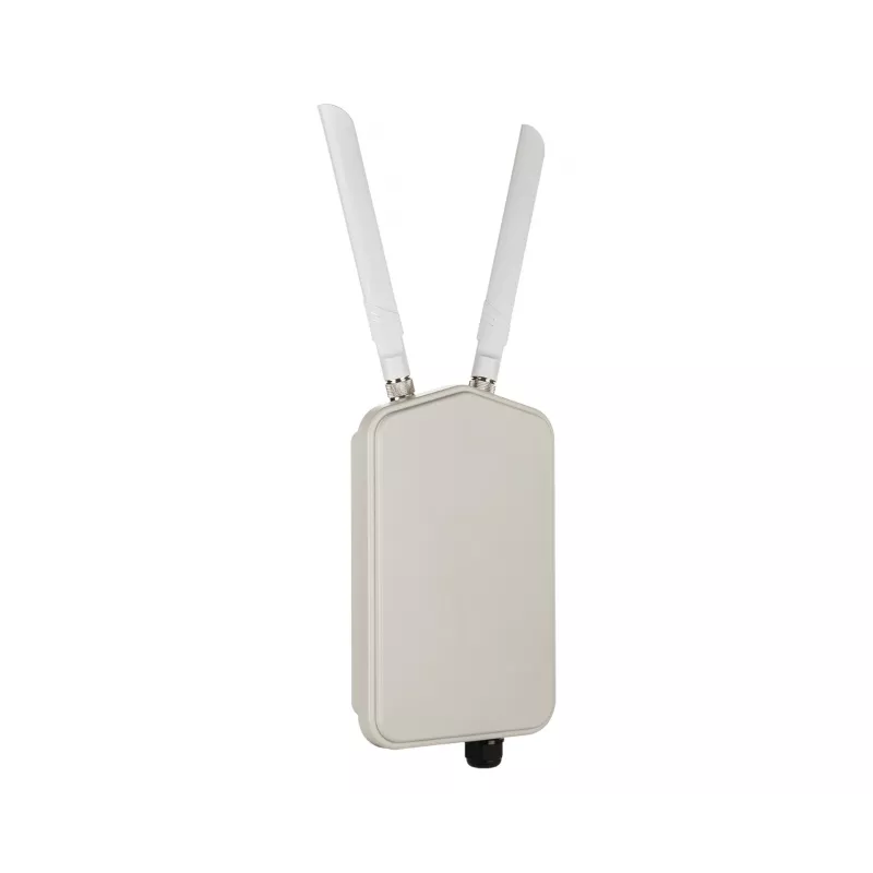 D-Link DBA-3621P Nuclias Cloud Managed ponto de acesso AC1300 Wave 2 de banda dupla 2,4 / 5 GHz Wi-Fi 5 (802.11ac), 1x GbE LAN, PoE, IP67, branco