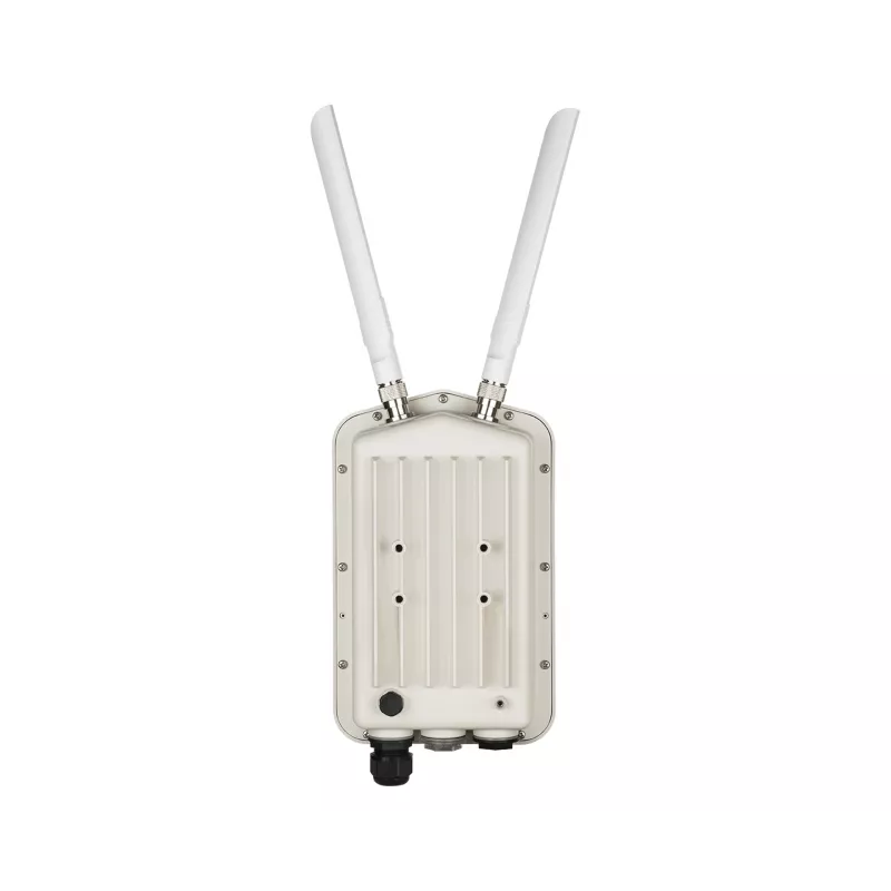 D-Link DBA-3621P Nuclias Cloud Managed ponto de acesso AC1300 Wave 2 de banda dupla 2,4 / 5 GHz Wi-Fi 5 (802.11ac), 1x GbE LAN, PoE, IP67, branco