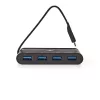 Hub USB Nedis TCARF200BK USB 3.2 Gen 1 Type-C preto