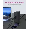 ICY BOX IB-DK2262AC com fios USB 3.2 Gen 1 (3.1 Gen 1) Type-C antracite