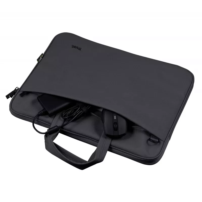 Mala top loader Trust Bologna 40,6 cm (16 inch) preta