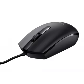 Rato Trust Basi Office ambidestro USB Type-A ótico 1200 DPI