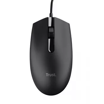 Rato Trust Basi Office ambidestro USB Type-A ótico 1200 DPI