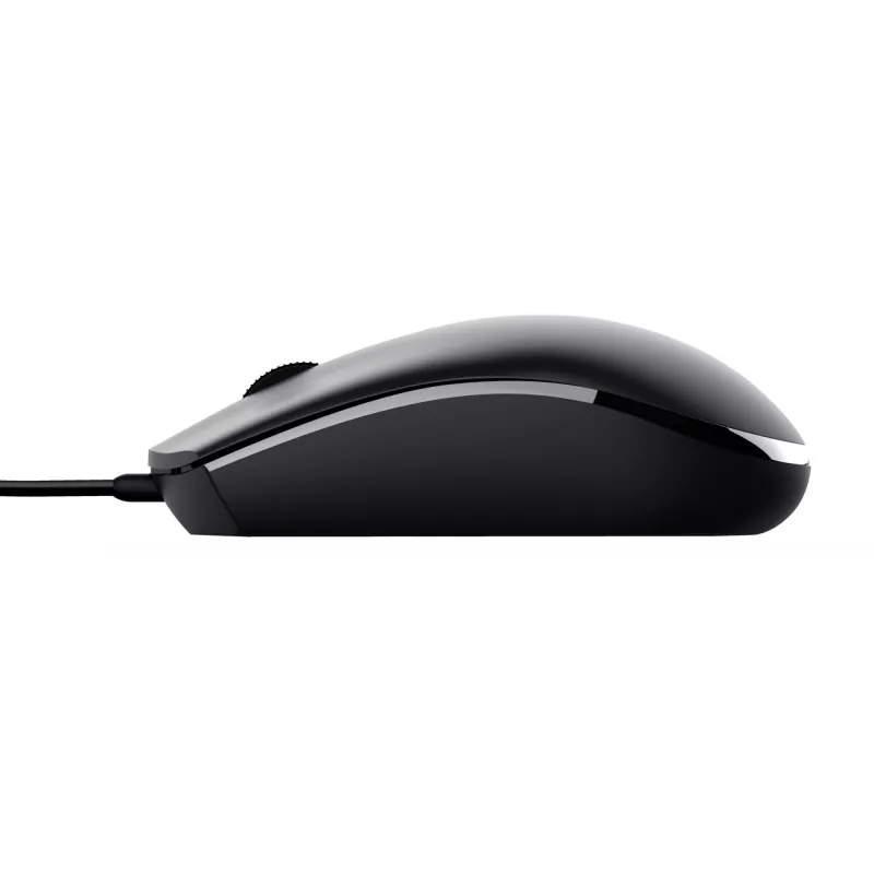 Rato Trust Basi Office ambidestro USB Type-A ótico 1200 DPI
