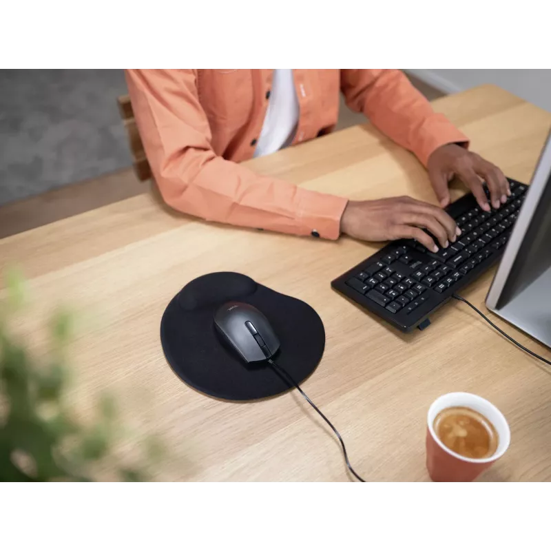 Rato Trust Basi Office ambidestro USB Type-A ótico 1200 DPI
