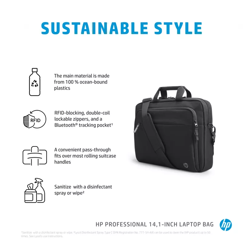 Mala para portátil HP Professional 14,1