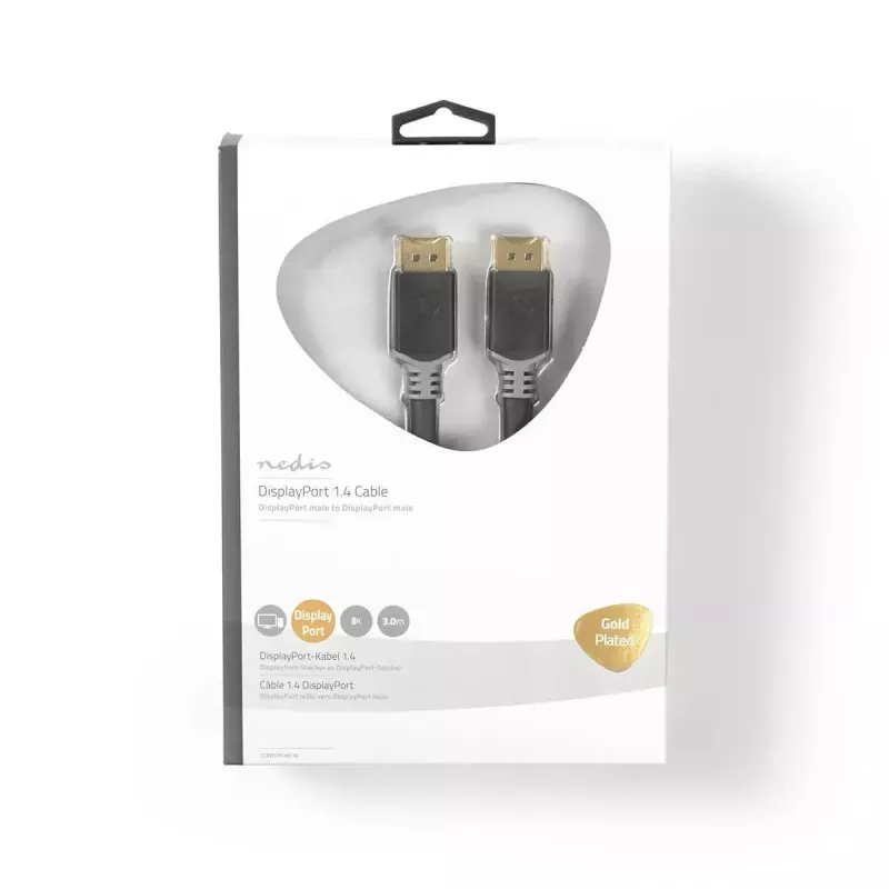 Cabo DisplayPort Nedis CCBW37014AT30 3 m DisplayPort para DisplayPort
