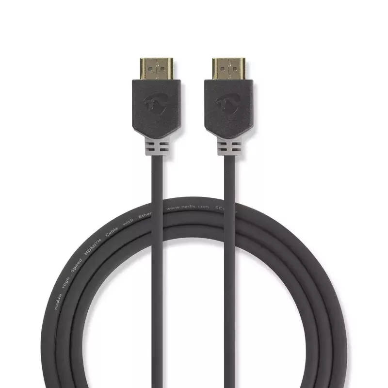 Cabo HDMI Nedis CVBW34000AT150 15 m HDMI Type-A macho antracite