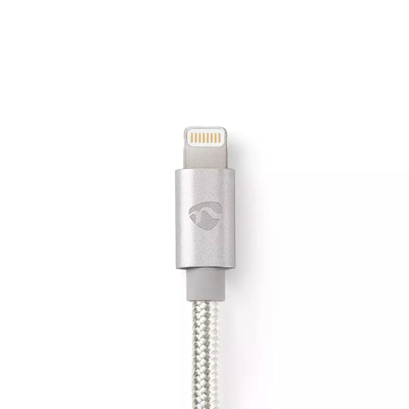 Cabo para telemóvel Nedis CCTB39300AL30 alumínio 3 m USB A Lightning