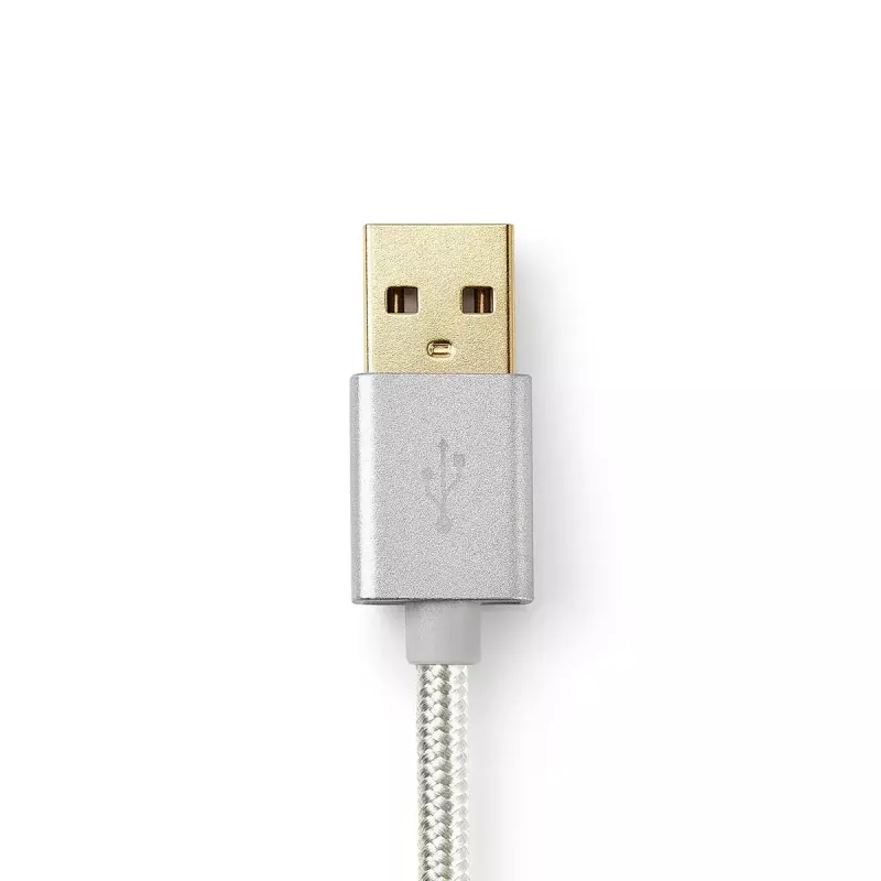 Cabo para telemóvel Nedis CCTB39300AL30 alumínio 3 m USB A Lightning
