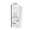 Cabo Lightning Nedis CCTB39650AL10 1 m alumínio USB C