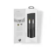 Cabo Lightning Nedis CCTB39650AL20 2 m USB-C alumínio
