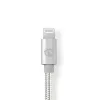 Cabo Lightning Nedis CCTB39650AL20 2 m USB-C alumínio