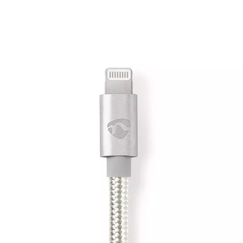 Cabo Lightning Nedis CCTB39650AL20 2 m USB-C alumínio