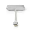 Dock para portátil Nedis CCTB64765AL02 prateado 5 Gbit/s