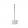Dock para portátil Nedis CCTB64765AL02 prateado 5 Gbit/s