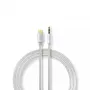 Cabo de áudio Nedis CCTB65940AL10 1 m USB-C para 3,5 mm alumínio
