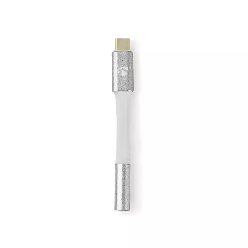 Cabo de áudio Nedis CCTB65950AL008 3,5 mm fêmea para USB macho 0,08 m alumínio